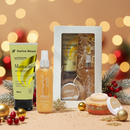 Kit Corporal Boddy Splash Vanilla, Geleia Hidratante Vanilla Alleva e Esfoliante Swiss Beauty Maracuja + Brinde