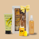 Kit Boddy Splash Vanilla Alleva e Esfoliante Swiss Beauty Maracujá + Brinde